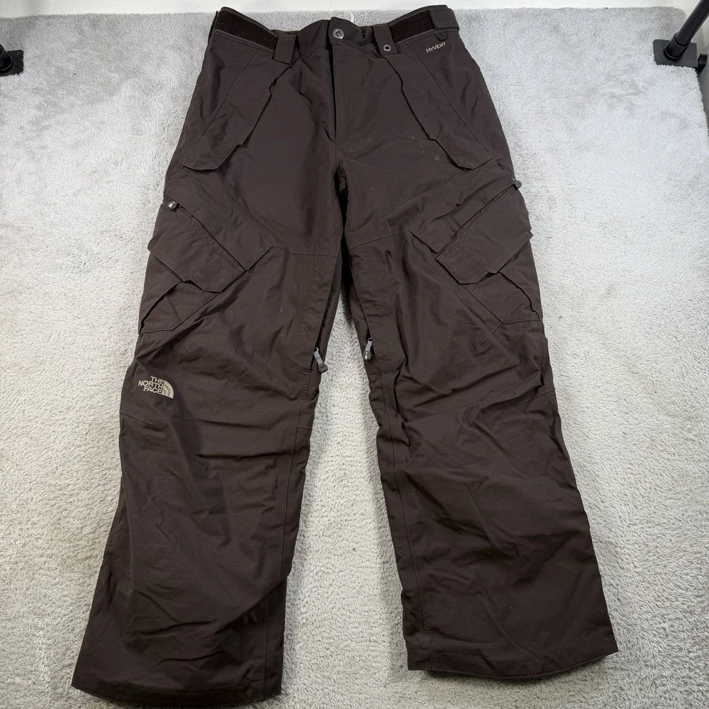 The North Face Pants Mens Medium Brown HyVent Snow Cryptic Ski Snowboard Recco